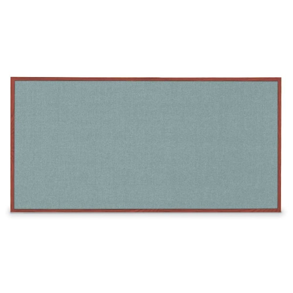 Combo Board, 96"x48", Black Frame/Black Porcelain & Rubber